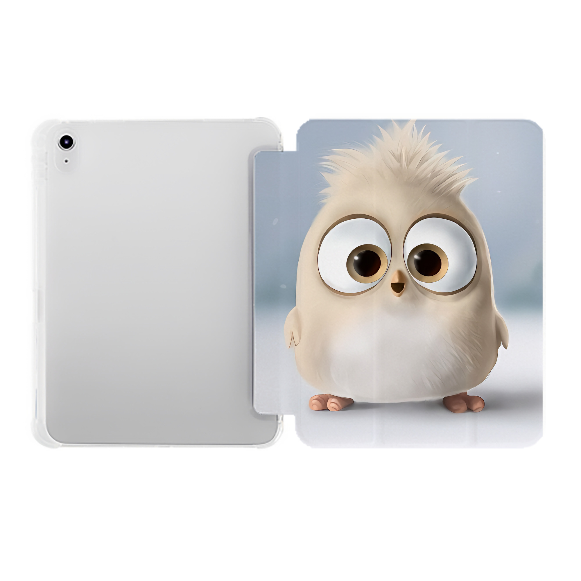 （画像用） Angry Birds アングリーバード IPad ケース ペン収納付き 三つ折りスタンド PUレザー×シリコン 対応機種9.5/10.5/10.9インチ